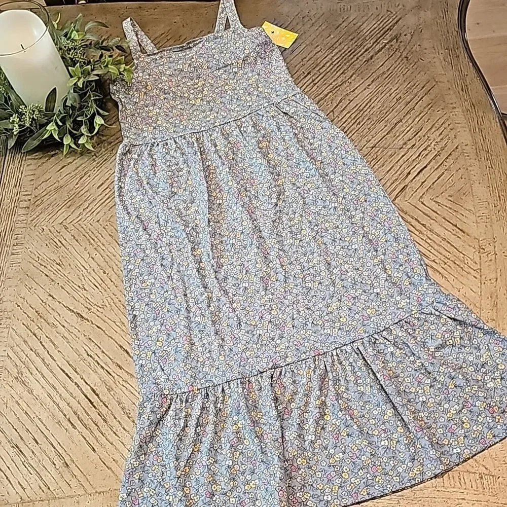 Cotton floral dress size M 8-10 NWT
